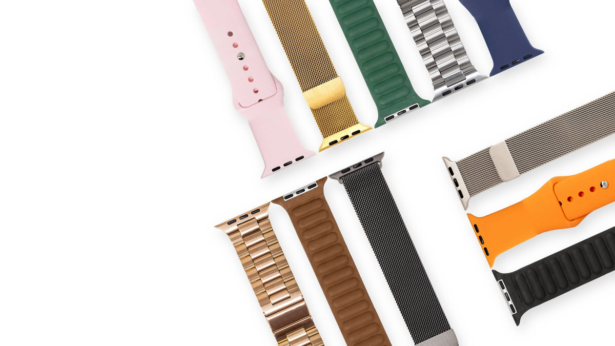 Apple Watch Armbänder von Bandglück: Silikon, Milanaise, Leder Loop und Gliederarmband Hera