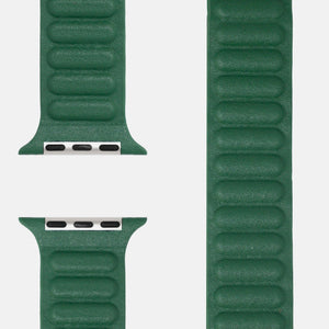 Kunstleder Loop Armband Grün