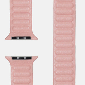 Kunstleder Loop Armband Rosa