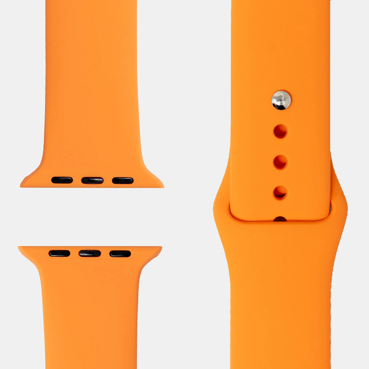Sport-Silikonarmband Orange für Apple Watch