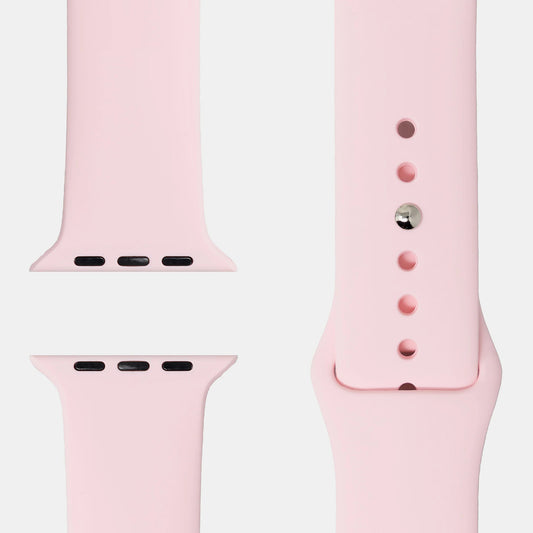 Sport-Silikonarmband Rosé für Apple Watch